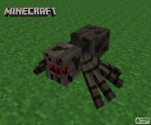 Puzzle Αράχνη, ένα από τα πλάσματα του Minecraft